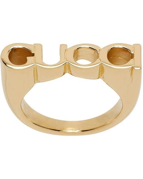 gucci letters ring|gucci icon ring.